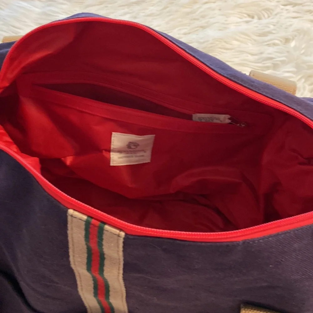 Navy Highlands Duffle SPARTINA 449 DAUFUSKIE ISLAND SOUTH CAROLINA BRAND NEW